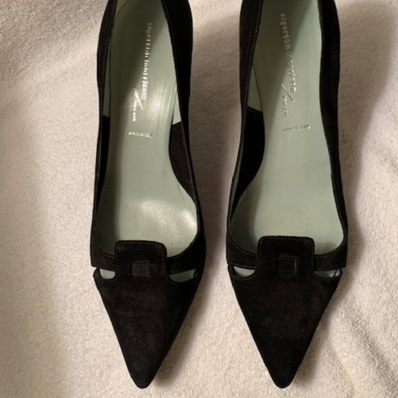 💥HOST PICK💥  Sigerson Morrison black suede shoes NWOT - Picture 4 of 5